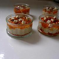 recette verrine de thon coloré