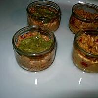 recette Verrines de sardines à la tomate