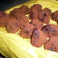 recette truffes  au chocolat (creme de soja)