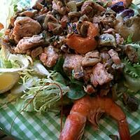 recette SALADE  OCEANE  TIEDE