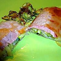 recette NEMS AU JAMBON COURGETTE