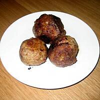 recette Boulettes fumée rotie