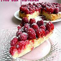 recette Gâteau à la framboise double cheese citron & huile de noisette