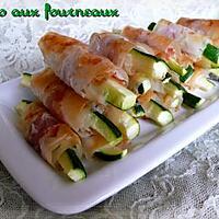 recette Bâtonnets de courgettes croustillants au parmesan & au jambon cru