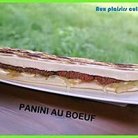 recette PANINI AU BOEUF