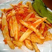 recette FRITES EN CHARMOULA