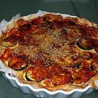 recette Tarte salée Courgettes Tomates