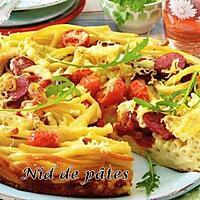 recette Nid de pâtes à la montbéliarde