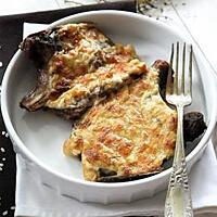 recette Côtes de porc gratinées