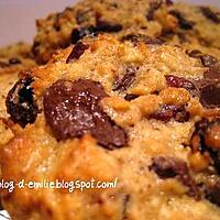 recette Cookies chocolat fruits secs