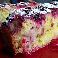 recette Gâteau de ricotta à la noix de coco et framboise