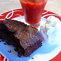 recette Brownie fondant au chocolat