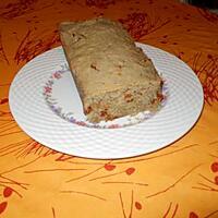 recette Cake salé au thon, tomates sèchées, basilic, sans lactose