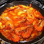 recette Poulet aux gambas