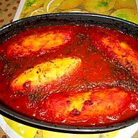 recette quenelle au gruyere  de melayers"" revisite ""en sauce tomate
