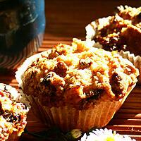 recette Muffins Banane - Chocolat - Struesel