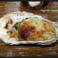 recette HUÎTRES CHAUDES