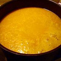 recette SOUPE DE CAROTTES AU GRUYERE