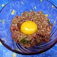 recette STEACK TARTARE