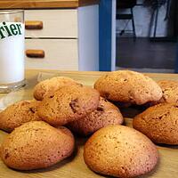 recette Cookies moelleux aux pépites de chocolat à ma façon.