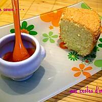 recette Biscuit de savoie aux zestes d'orange