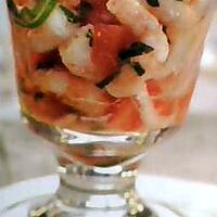 recette MON COCKTAIL DE CREVETTES