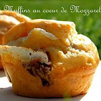 recette Ooo Muffins au coeur de Mozzarella ooO