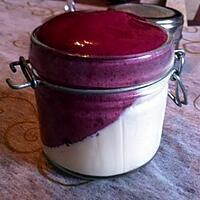 recette Panacotta à la vanille et espuma de myrtille