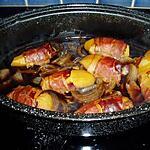 recette pommes de terre enrobées de tranches de poitrine fumé