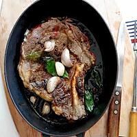 recette Côte de boeuf au beurre cocotte