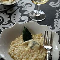 recette Risotto au parmesan, gorgonzola et vin blanc