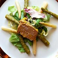 recette Asperges en salade folle