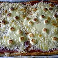 recette PIZZA AUX 4 FROMAGES