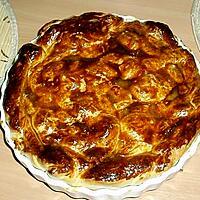 recette Tourte aux pommes de terre, lardons et reblochon