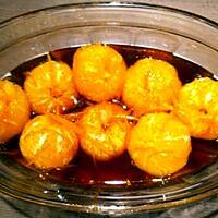 recette MANDARINES AU CARAMEL