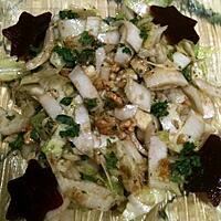 recette ENDIVES  EN  SALADE  D'AUTOMNE