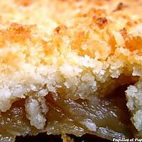 recette Le crumble au pomme