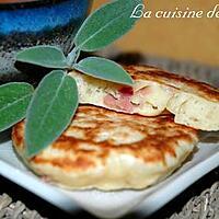 recette Blinis au jambon de pays et parmesan