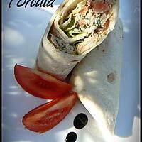 recette WRAPS ou TORTILLA AU THON (TUNA WRAPS / SANDWICH)