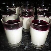 recette verrines panna cotta aux fruits rouges