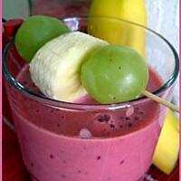 recette Smoothie banane framboises