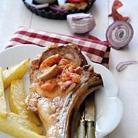 recette Côtes de veau à la bayonnaise