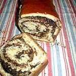 recette Brioche roulé au chocolat et aux noix