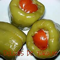 recette Poivrons farcis à la turque