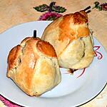 recette Poires en chaussons