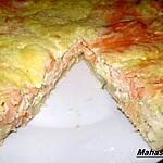 recette Tarte au saumon et boursin