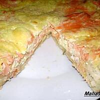 recette Tarte au saumon et boursin