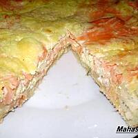 recette Tarte au saumon et boursin