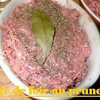 recette paté de foie au pruneau