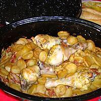 recette POULET   CREOLE  gingembre massalé